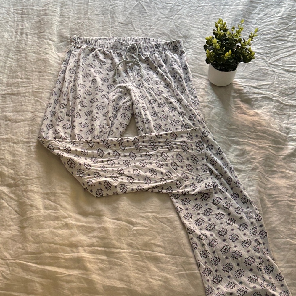 Floral Print Pajama Pants